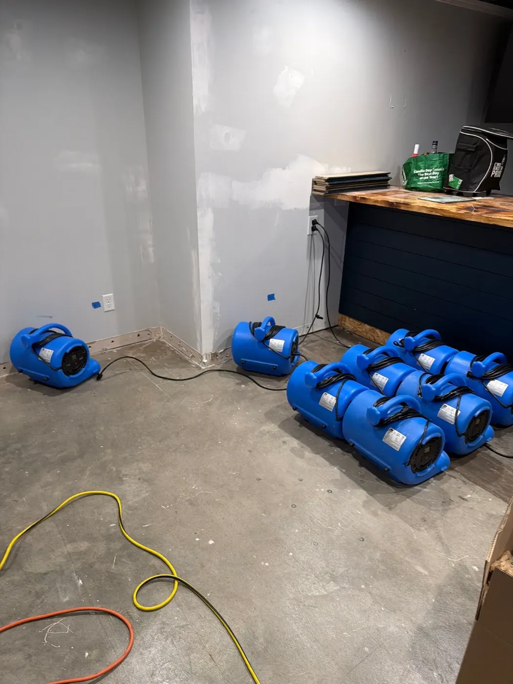 IICRC certified drying setup in Ripley County, IN